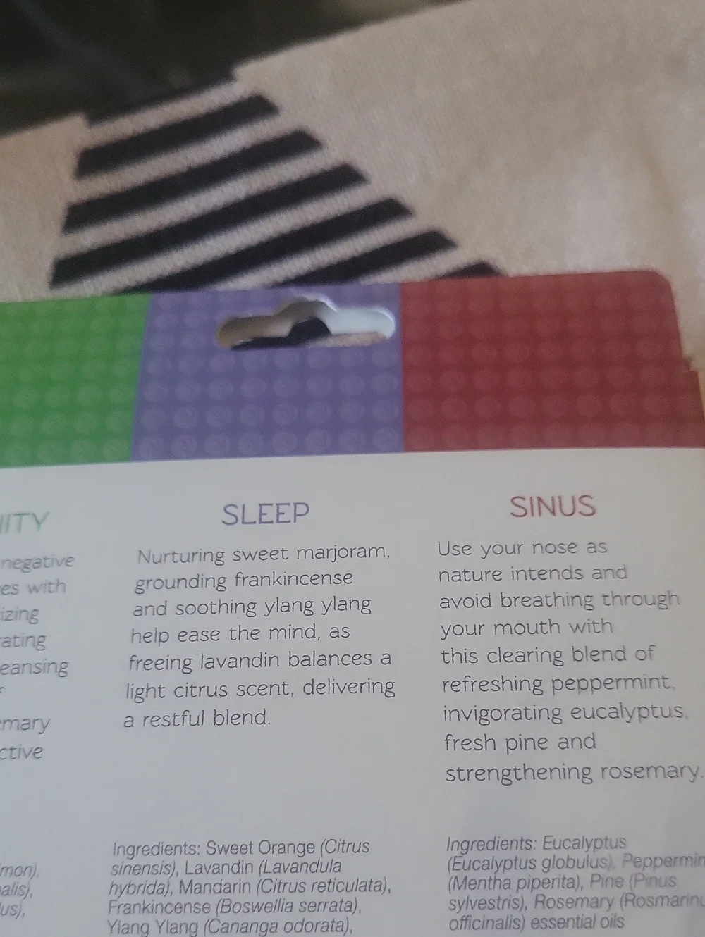 Essential Oils Three Pack Fab Sinus Sleep.immuniry Boxed